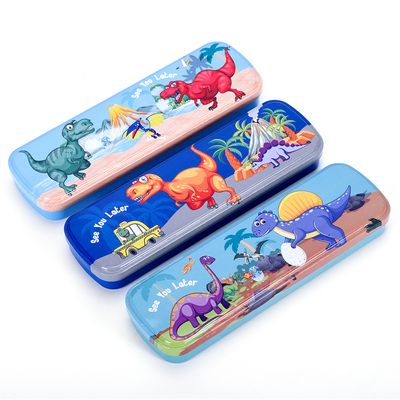 Eazy Kids Pencil Box - Dino Blue